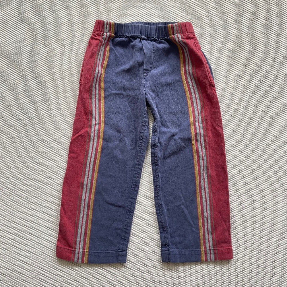 KIKOY Bold Stripe Straight Leg Trousers